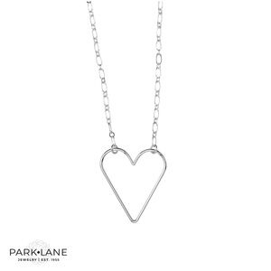 ParkLane Juliet Heart Necklace in Silver BNIB